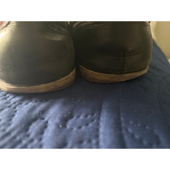 GUC Stacy Adams Men's Black Leather Loafers Slip On Size 11M - Picture 4 of 6